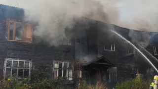 Пожарные потушили возгорание на площади 150 квадратных метров в Сыктывкаре