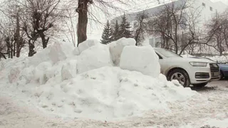 В Коми зафиксировали самые высокие сугробы