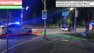 На дорогах Коми за сутки под колеса легковушек попали два пешехода, один впал в кому