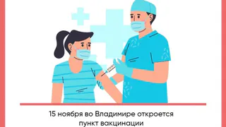 Во Владимире открывается новый пункт вакцинации от гриппа