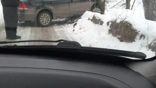 Под Рязанью иномарка влетела в дерево