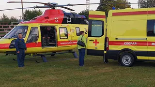 Подробности: 5-летнего мальчика, на которого упал железный контейнер, доставили в Рязань на медицинском вертолете