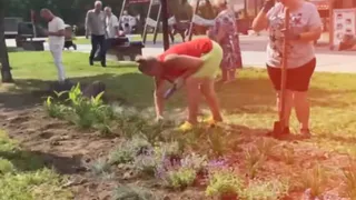 Сквер Сперанского во Владимире украсили почти двумя тысячами цветов