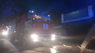 На окраине Рязани произошел пожар: дотла сгорела баня 