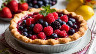 Летний пирог за 5 минут: высыпал замороженные ягоды в тесто — и готово