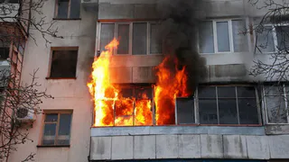 Житель Нижнекамского района едва не сгорел в своей квартире