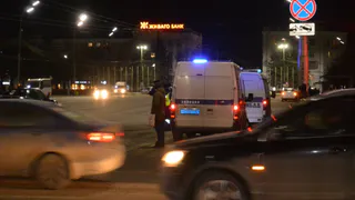 ДТП на площади Ленина - столкнулись два легковых автомобиля