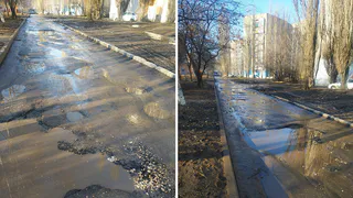 Будто бомбили: дорога на улице Советской армии вызвала гнев рязанки