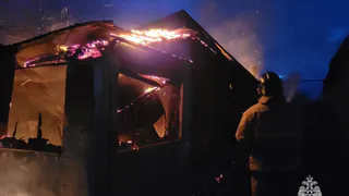 В Старожиловском районе сгорел частный дом