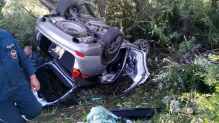 Перевернулся: под Рязанью водитель превысил скорость и насмерть разбился