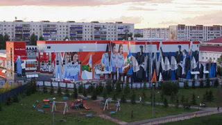 Рязанец нарисовал в Татарстане граффити о торговле "без контакта"