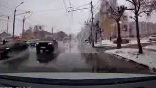 ГАИ начала проверку по факту езды иномарки по встречной полосе в Рязани