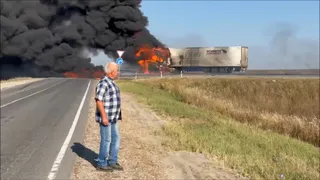 Появилось видео с места смертельного ДТП под Скопином