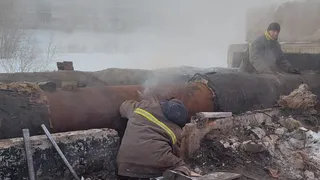 Завершились ремонтные работы на теплотрассе в Воркуте