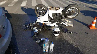 ДТП на Касимовском шоссе в Рязани - "Шкода" не уступила дорогу мотоциклу