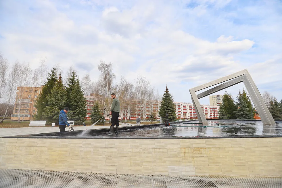 1 мая в Нижнекамске планируют запустить фонтаны