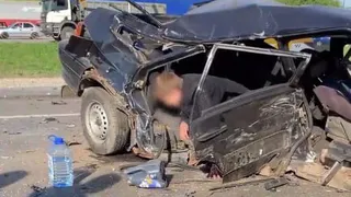 Обломки усеяли всю дорогу: видео с места массовой аварии на Ряжском шоссе