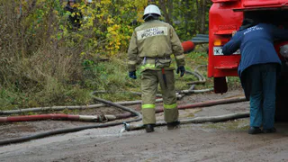 В Клепиковском районе произошел пожар