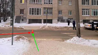 В Коми молодой водитель сбил пешехода на переходе