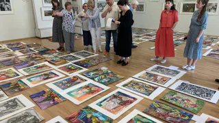 Во Владимире юные художники сдали выпускной экзамен по станковой композиции