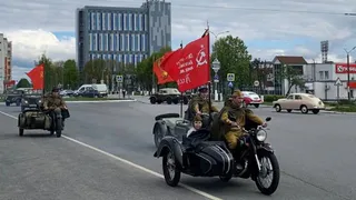 В Чувашии автопробег ретроавтомобилей открыл празднование 80-летия Победы