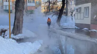 В Пензе на улице Калинина из-за аварии несколько домов остались без тепла