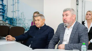 Президент Академии наук РТ посетил колледж им. Лемаева в Нижнекамске