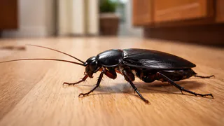 Заметила черных «гостей» на кухне — один простой способ поможет выгнать тараканов навсегда