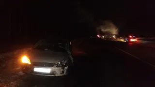 В Путятинском районе столкнулись две иномарки: погибла 67-летняя женщина