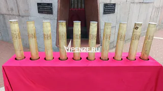 У Мемориала воинской и трудовой Славы в Пензе выставили  гильзы советских времен с землей из городов-героев