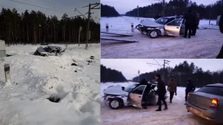 В городе Сельцо Брянской области автомобиль попал под электричку