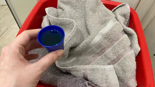 Теперь не вывариваю старые полотенца: добавляю всего 2 ложки на таз — станут как новые