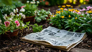 Обычная газета спасет ваш огород от муравьев, тли и слизней - простой и действенный лайфхак