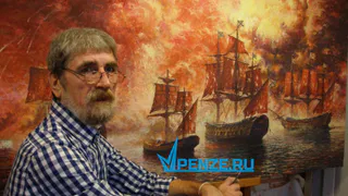 Вдова пензенского художника-мариниста Александра Заикина передала в дар Никольскому храму книгу  «Время, море, корабли»