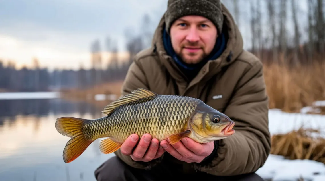 1 ложку на червя - и за вечер наловил целое ведро карасей. Приманка работает только в декабре 