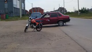 На Северной окружной подросток на мотоцикле врезался в автомобиль