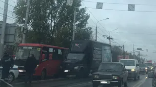 В полиции прокомментировали ДТП на Московском шоссе в Рязани с участием маршрутки