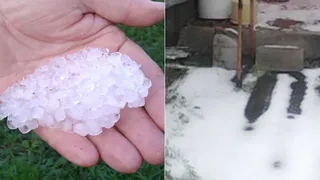 Град размером с горошину: в Сапожке непогода повредила дома и урожай