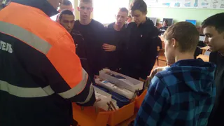 Спасатели станции АСС в Гороховце провели урок по оказанию первой помощи  для студентов Гороховецкого колледжа