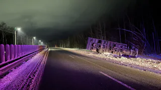 Ночью в Вязниковском районе на трассе М-7 столкнулись грузовые машины