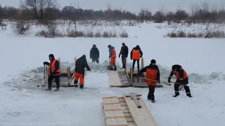 Теплые раздевалки и сено: в Рязани оборудовали две крещенские купели
