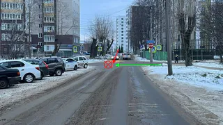 Водитель на Opel сбил пешехода на "зебре" без светофора в Сыктывкаре