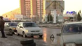 В Нижнекамске сразу пять автомобилей лишились колес