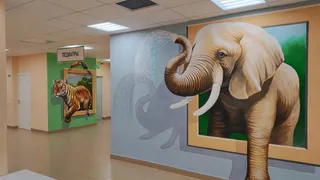 Детскую поликлинику в Муроме украсили 3Д-животными