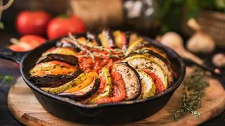 Меню для дачи: баклажаны, запеченные в аэрогриле