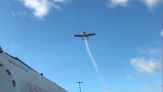 Видео: в Московской области разбился самолет