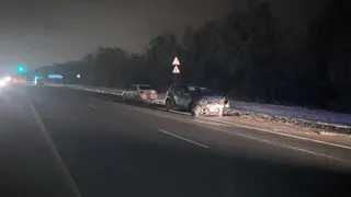 Видео: под Рязанью водитель “Рено” спровоцировал аварию с пострадавшими