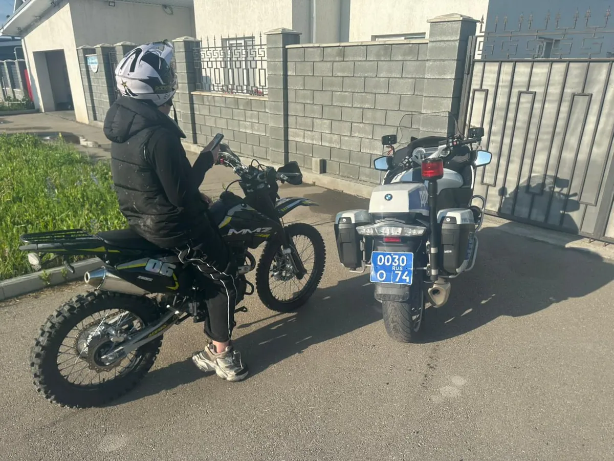 14-летний водитель питбайка задержан в Магнитогорске