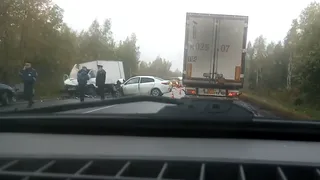 "Газель в щепки". В выходные под Шацком произошла авария: видео