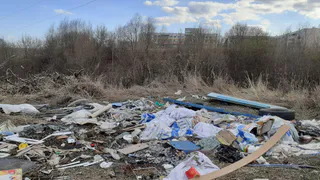  В Нижнекамске вблизи родника образовалась свалка 
